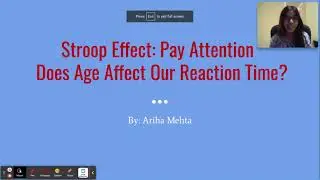 Stroop Effect: Pay Attention Does Age Affect Our Reaction Time?
