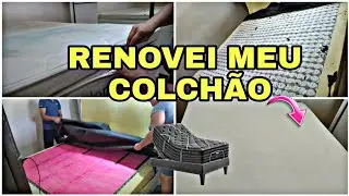 #como renovei meu colchão com 250reais+ficou perfeito amei o resultado 😍😍😍😍