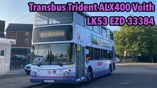 Withdrawn, First Essex Transbus Trident ALX400 Voith LK53 EZD TNA33384 - Route 20