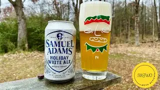 Samuel Adams - Holiday White Ale (5.8% Spiced Wheat Beer) - 12 Days Of Christmas Beer - Day #6