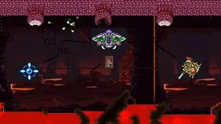Terraria Thorium Mod Part 4 - mini biome bosses, ufo, and woffle