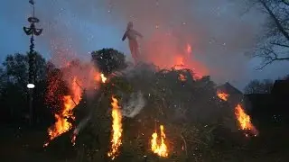 Maibaumstellen und Hexenfeuer 2015