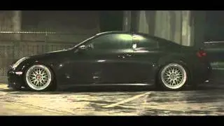Stanced Infiniti G35 Work Wheels