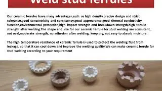 ceramic ferrule,ceramic ferrule for stud welding,stud welding,shear connectors,ceramic ferrules