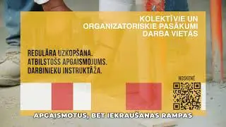 Esi dro&scaron;s, ka darbs ir dro&scaron;s! Rampa