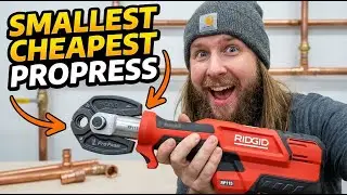 Самый маленький и дешевый сантехнический пресс ProPress. Обзор пресса Ridgid Press 115 Mini. RP11...