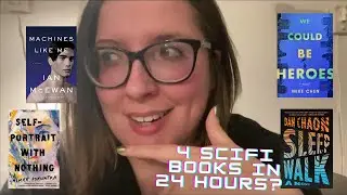 reading science fiction books for 24 hours // sci fi reading vlog