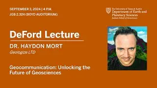 Haydon Mort | Geocommunication: Unlocking the Future of Geosciences