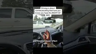 A lot of communication that is done in the vehicle happens from looking at the other drivers and det
