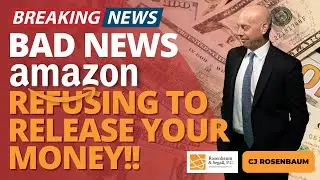 Breaking News! Amazon Won't Release Sellers' Funds!
