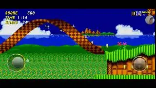 Game Play Sonic 2 Fase Esmeralda Hill 2