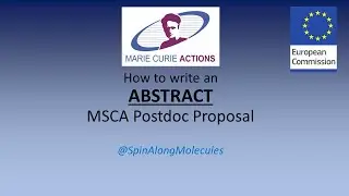 Essentials of an Abstract: MSCA Postdoc Proposal