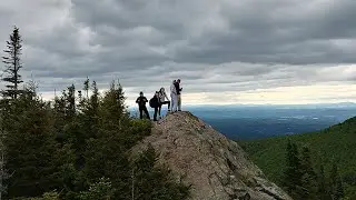 Hiking 12 km on Mount Orford