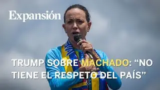 Trump sobre Mar&iacute;a Corina Machado: 