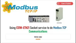 Using CS1W-ENT21 Socket service to implement the Modbus TCP comms