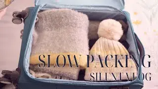 🧳 Packing for a Secret Travel - Silent Vlog Slow Living
