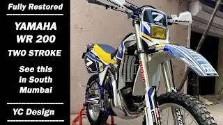 1990's Yamaha WR200 | 2 Stroke | Restored | See this in South Bombay | YC Design