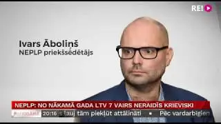 NEPLP: no nākamā gada LTV7 vairs neraidīs krieviski