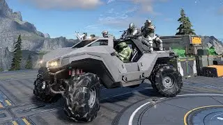 5 Sniper marines in a Razorback vs Halo Infinite on Legendary