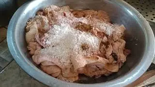 simple way to clean cows offals