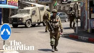 Israeli army clashes with Palestinians during raid in West Bank city of Ramallah