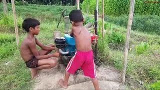 Full Process Of Amazing New Kirlosker Salo Machine Startup! Two Boys Machine Start Challenge.