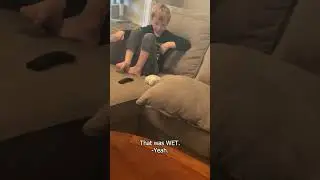 Dirty Diaper Toss #funnykid #funnyprank #funnyvideo