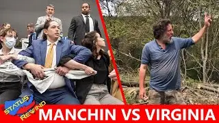 Joe Manchin BLOCKED by Mountain Valley Pipeline Protesters | Status Rewind
