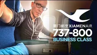 Xiamen Airlines 737-800 business class review (it's *good*)