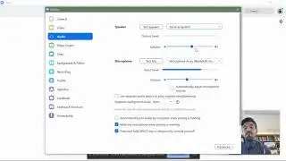 Change Audio Source in Zoom For Dual Monitor, Projector, Clever Touch, etc.