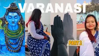 Morning Ganga Aarti In Namo Ghat || Boat ride & Spritual Street Explore *last day In Banaras*