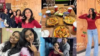 Reunited After Months! Pizza, Friends & Fun 🤩 | Fun vlog | shruttsss vlogs 