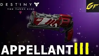 Destiny: The Taken King (April Update)Appellant III Legendary Hand Cannon (Gunplay & Weapon Review)