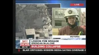 Building collapse Central London - Dean Farah Street - 13th June 2007