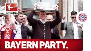 German Champions Again - Bayern M&uuml;nchen's Party Marathon