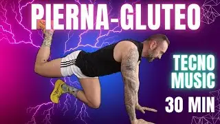 PIERNA GLUTEO 30 MIN estilo Tabata 30/10 sin equipo para principiantes e intermedios
