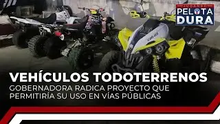 Vehículos todoterrenos: Gobernadora radica proyecto que permitiría su uso en vías públicas
