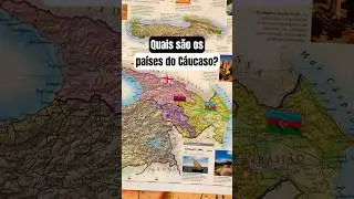Quais s&atilde;o os pa&iacute;ses do C&aacute;ucaso? #geografia #caucaso