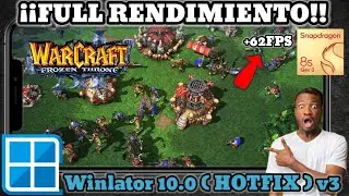 WARCRAFT 3 FROZEN THROME🤯🔥📱✅WINLATOR 10.0 FROST V3:&iexcl;POCO F6 12/512!