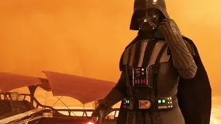 Star Wars Battlefront Hero Battles Mode - Tatooine Darth Vader Gameplay