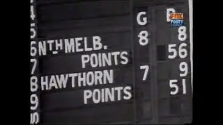 Last quarter 1974 Preliminary Final - Hawthorn vs North - ABC broadcast