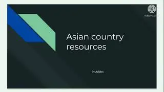 Asian countries resources