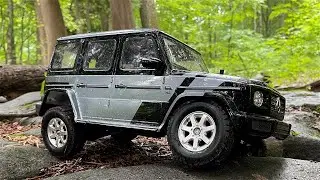TAMIYA CC02 MERCEDES BENZ G550 4K FOREST CRAWL - HILTON FALLS, ONTARIO #cc02 #tamiya #g550 #benz 🎌🍁🗻