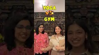 💪🏻GYM v/s YOGA🧘🏻&zwj;♀️ #trending #exercise #shorts