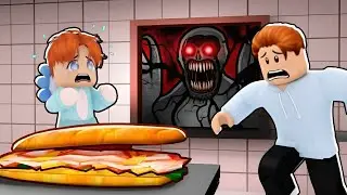 ¡Asustando al Bebé Perik con el ATERRADOR KIOSCO DE SHAWARMA en Roblox!