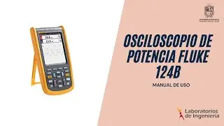 Osciloscopio de Potencia Fluke 124B  Manual de uso