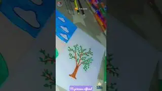 Easy drawing tree 🌴 art / abstract tree vectors & illustration for tree #art #drawing #artist