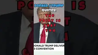 Donald Trump wasn't *GREEDY*!