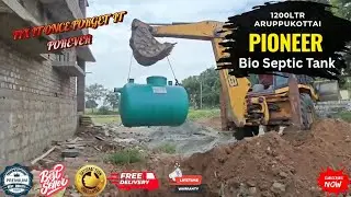 1200 Pioneer FRP #bioseptictank #aruppukottai/#readymade #septictanks #newhouse #construction #tamil