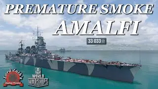 ⚓ Преждевременный дым &ndash; итальянский крейсер VIII уровня Amalfi | Анализ повтора ловушки | World o...
